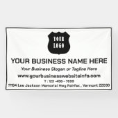 モダンカスタム会社のロゴ 横断幕 (横)