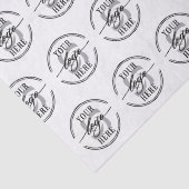 モダンカスタム会社のロゴ 薄葉紙 (詳細)