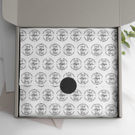 モダンカスタム会社のロゴ 薄葉紙