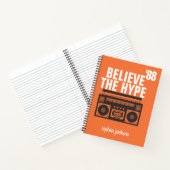 モダンカスタム信じ白黒 ノートブック (内部)