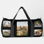 モダンカスタム写真コラージュ ダッフルバッグ (正面)