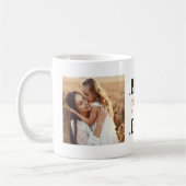 モダンカスタム写真ピッ最高のクのママEver Mag コーヒーマグカップ (左)