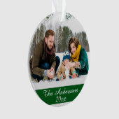 モダンカスタム写真両面 オーナメント (正面)