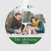 モダンカスタム写真両面 オーナメント (正面)
