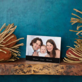 モダンカスタム写真天板イーゼル フォトプラーク (側面)