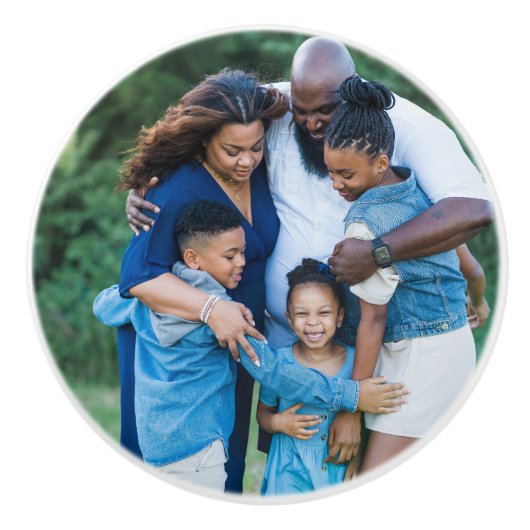 モダンカスタム写真 セラミックノブ (正面)