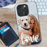 モダンカスタム写真LOVEポープリントドッグラバー Case-Mate iPhone 14 PROケース<br><div class="desc">今は運この最高の犬のペットフォトiPhoneケースと一緒に行くカスタム所であなたの友人と一緒に。この名前パーソナライズされたのデザインの写真はエレガントトレンディーでカッコいいかわいい。犬カスタマイズの写真や猫の写真や手の付いたペット！パーソナライズする名前の追加。Aは犬の恋人、猫好き、犬の母、犬のパパ、猫の母と猫のパパのために持っている必要がある！誕生日やクリスマスの素晴らしい贈り物。COPYRIGHT © 2020 Judy Burrows,  Black Dog Art - All Rights Reserved.モダンカスタム写真ラブポープリントドッグラバーケースメイトiPhone 14 Proケース</div>