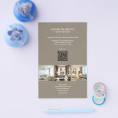 モダンカスタム写真QRトーププロフェッショナル事業 チラシ (シングル)