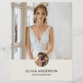 モダンカスタム写真QRフォトグラファー事業 チラシ