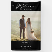 モダンカスタム写結婚真 横断幕 (縦)