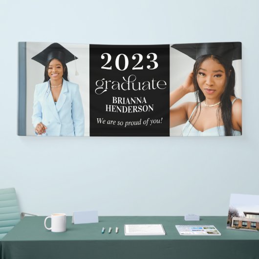 モダンカスタム卒業旗 横断幕 (トレードショー)