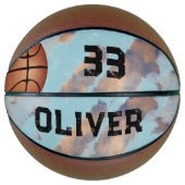 モダンカスタム名・ナンバー バスケットボール (正面)