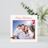 モダンカスタム家族の写真とリス (スタンド正面)