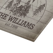 モダンカスタム家族の名前Est dateファームハウス カッティングボード (角)