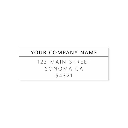 モダンカスタム差出人住所 セルフインキングスタンプ (デザイン)