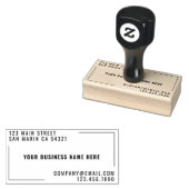 モダンカスタム差出人住所 ラバースタンプ (押印)