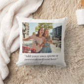 モダンカスタム引用文 クッション (ブランケット)