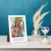 モダンカスタム引用文 フォトプラーク (側面)