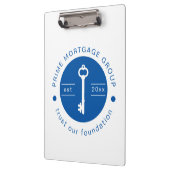 モダンカスタム抵当会社追加のロゴ クリップボード (左)