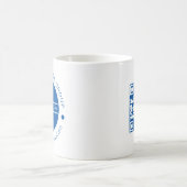モダンカスタム抵当会社追加のロゴ コーヒーマグカップ (中央)