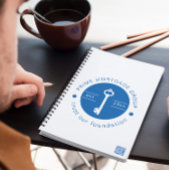 モダンカスタム抵当会社追加のロゴ ノートブック