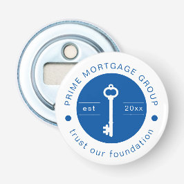 モダンカスタム抵当会社追加のロゴ 栓抜き