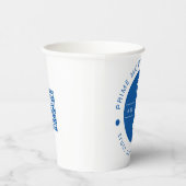 モダンカスタム抵当会社追加のロゴ 紙コップ (右)