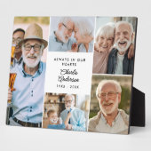 モダンカスタム文字5 – 写真コラージュ記念碑 フォトプラーク (側面)