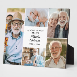 モダンカスタム文字5 – 写真コラージュ記念碑 フォトプラーク