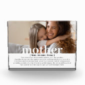 モダンカスタム最高の引用文Mom Photo Block フォトブロック (正面)