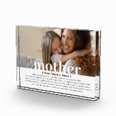 モダンカスタム最高の引用文Mom Photo Block フォトブロック (右)