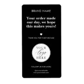 モダンカスタム業務箱シールラベル ラベル (正面)