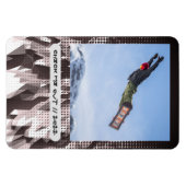 モダンカスタム標題フレキシブル写真磁石 マグネット (横)