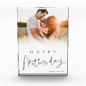 モダンカスタム母の日の贈り物 フォトブロック (正面)