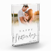 モダンカスタム母の日の贈り物 フォトブロック (左)