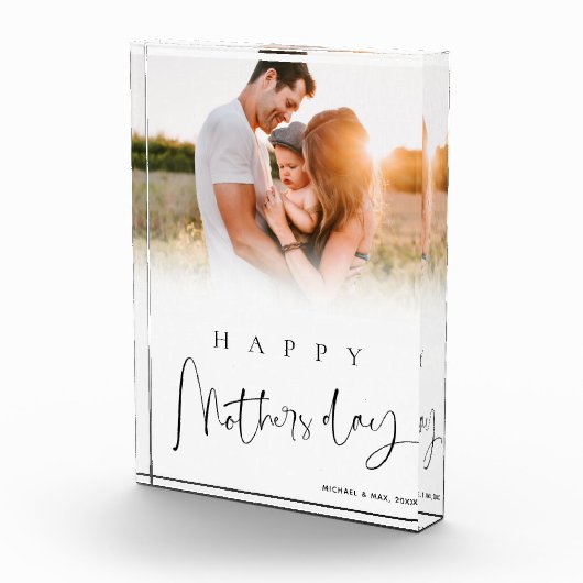 モダンカスタム母の日の贈り物 フォトブロック (右)