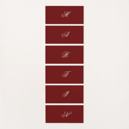 モダンカスタム濃い赤色 ヨガマット