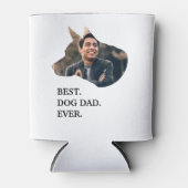 モダンカスタム犬写真テンプレート 缶クーラー (正面)