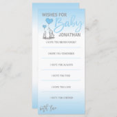 モダンカスタム男の赤ちゃんの願い (正面/裏面)