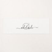 モダンカスタム白黒ヨガマット ヨガマット (正面(横))