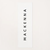 モダンカスタム白黒ヨガマット ヨガマット (正面)