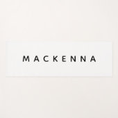 モダンカスタム白黒ヨガマット ヨガマット (正面(横))