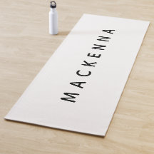 モダンカスタム白黒ヨガマット