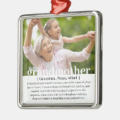 モダンカスタム祖母の定義 メタルオーナメント (左)