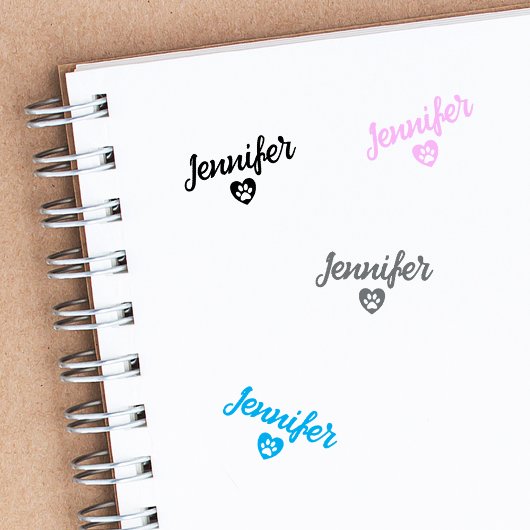 モダンカスタム署名 ラバースタンプ