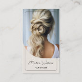 モダンカスタム美容師 予約カード (正面)