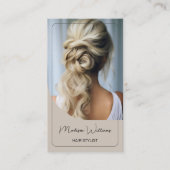 モダンカスタム美容師 予約カード (正面)