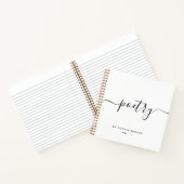 モダンカスタム詩ミニマル書道 ノートブック (内部)