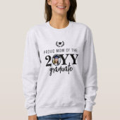 モダンカスタム誇りを持った卒業生の母 スウェットシャツ (正面)