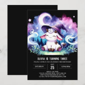 モダンカスタム誕生日 招待状 (正面/裏面)